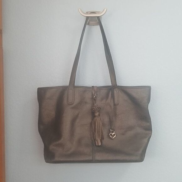 Brighton gunmetal tote  - Picture 1 of 16